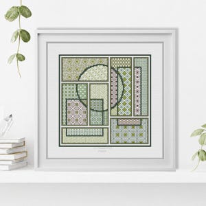 Blackwork & Cross Stitch Pattern - The Forest Edit by Peppermint Purple