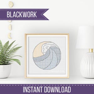 Seafoam Blackwork by Peppermint Purple