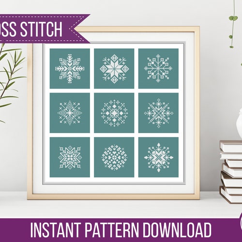 Blackwork Cross Pattern Black Work Religious Cross Chart | Etsy