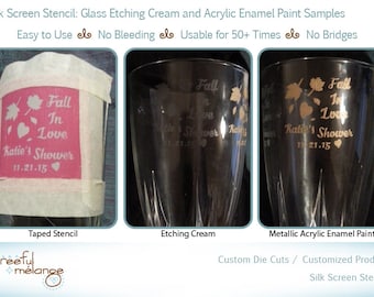 Feedback Response | Reusable Glass Etching Stencil for Glass Etching Cream and Acrylic Enamel Paint | Understanding How-To Use for DIY