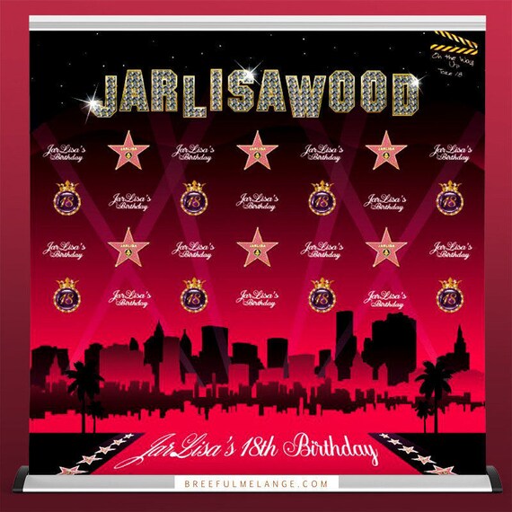 Banners 4ft X 2ft Party Supplies Hollywood Road Design Small