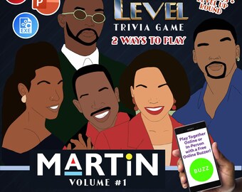 Martin TV Show Game v1 PDF No Scores, FREE Game Host Support Zoom, On Another Level Trivia Game, Family Game Night Virtual In-Person Trivia