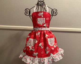 Snoopy Valentine Apron