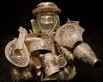 Sterling Hombre Ekeko - Talisman of Luck and Wealth Lima Peru