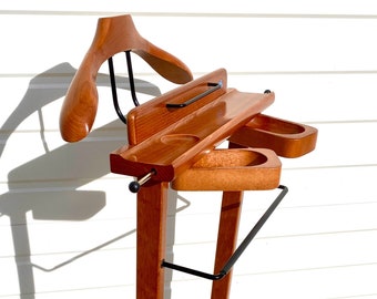 Aris Italy Valet - Vintage Wood Valet by Aris of Italy