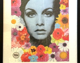 Twiggy Gabrielle Chanel Fairchild Paris Limited Edition Portrait Print Soho House Private Member Edition 14/50 Signed Pop Art