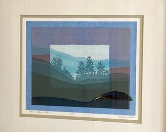 Lynn Fash Signed and Numbered Limited Edition Mixed Media Framed Art