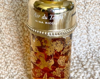L'Air due Temps by Nina Ricci - Vintage Gold Dove Spray Bottle 80% Full 31 ml Bottle