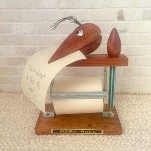 Dodo Bird Memo Pad Mid Century Modern