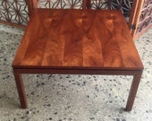Jens Risom Table - Solid Walnut Square Coffee Table by Jens Risom