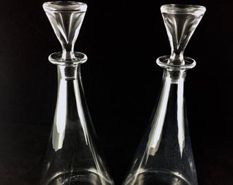 Baccarat France Decanter Vintage Crystal Decanter with Stopper - Listing is for ONE EACH.