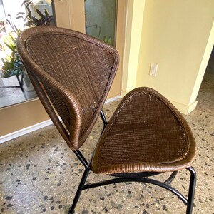 Etsy wicker chair sales