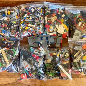 Miscellaneous Lego Lot #1 - Mixed Lot of Misc Lego Parts, Partial Sets, Mini Figures and Accessories 13+ Lbs!