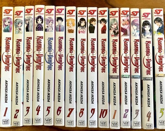 Rosario & Vampire Manga - Season 1 Volumes 1-10 and Season 2 Volumes 1-5