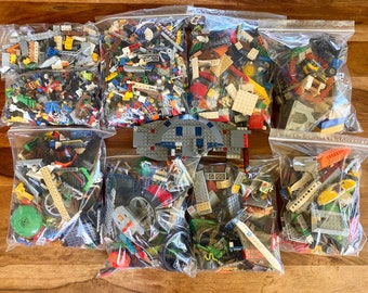 Miscellaneous Lego Lot #1 - Mixed Lot of Misc Lego Parts, Partial Sets, Mini Figures and Accessories 13+ Lbs!