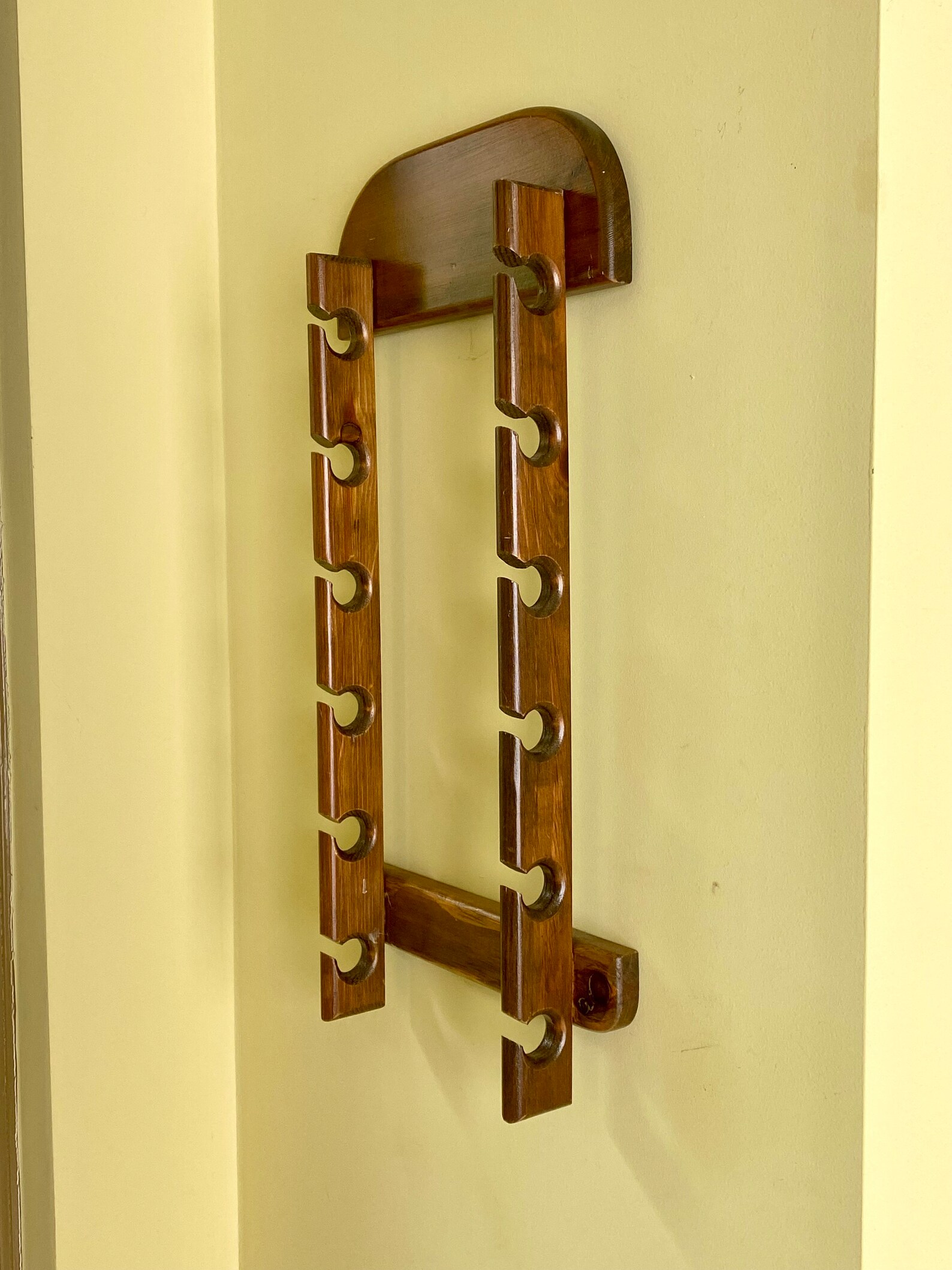 Vintage Hat Rack - Wall Mount Wooden Hat Rack - Etsy