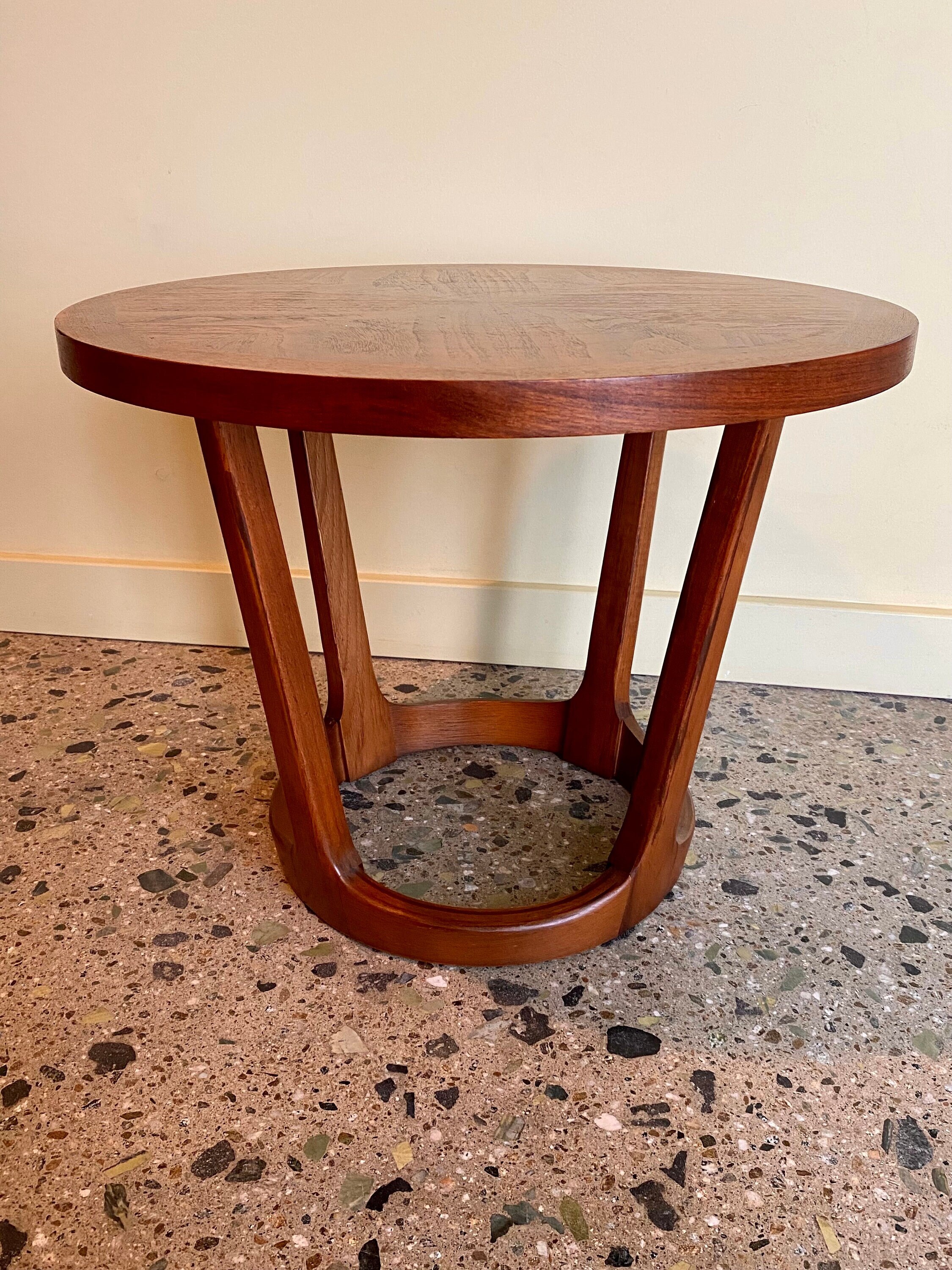Lane Rhythm Table - Vintage Drum Side Table by Lane Furniture