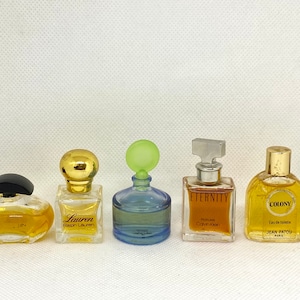 Vintage Mini Fragrance Mix - A selection of Mini Fragrances Colony Curve Lauren Eternity Anne Klein