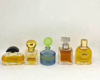 Vintage Mini Fragrance Mix - A selection of Mini Fragrances Colony Curve Lauren Eternity Anne Klein