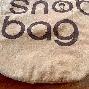 Bloomingdales Brown Bag Parody Vintage Big Snob Duffel Bag Parody on Bloomingdale's Big Brown Bag image 6