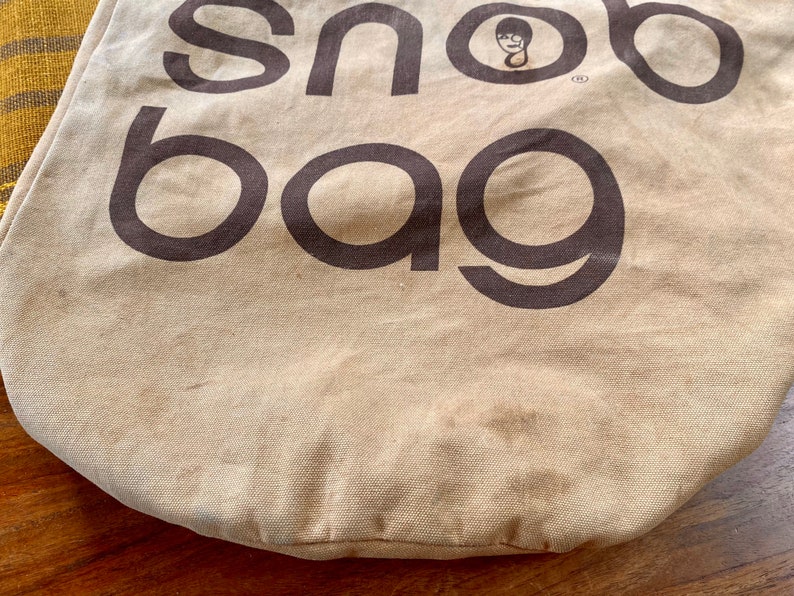 Bloomingdales Brown Bag Parody Vintage Big Snob Duffel Bag Parody on Bloomingdale's Big Brown Bag image 6