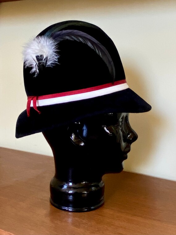 Adolfo II Hat - Vintage 1960's Adolfo II Women's Black Adolfo II Hat - Vintage 1960's Adolfo II Women's Black