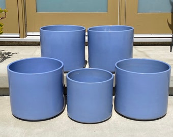Gainey Ceramic Pots - Periwinkle Gainey AC Pots 12" to 14" Pricing Varies , 5 Available - See Listing for Quantities and Descriptions