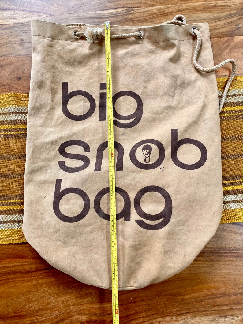 Bloomingdales Brown Bag Parody Vintage Big Snob Duffel Bag Parody on Bloomingdale's Big Brown Bag image 4