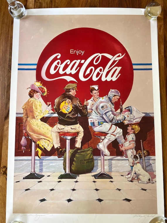Coca-cola Then, Now Always Print by William 