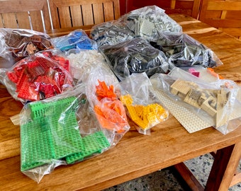 Lego Color Sorted Lot - 8+ Lbs Assorted Bricks, Plates, and Various Color Sorted Pieces