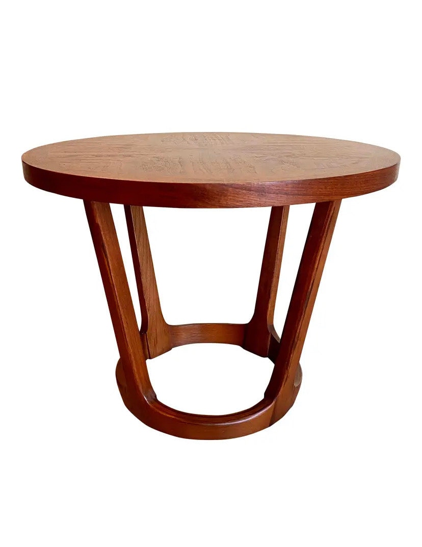 Lane Rhythm Table - Vintage Drum Side Table by Lane Furniture