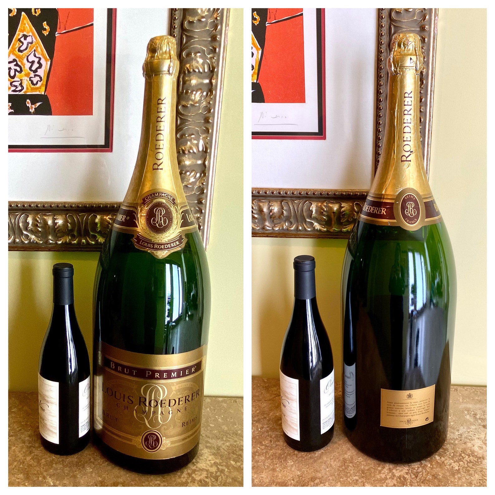 Giant Champagne Display Bottle 6 Liter Louis Roederer Brut Etsy UK