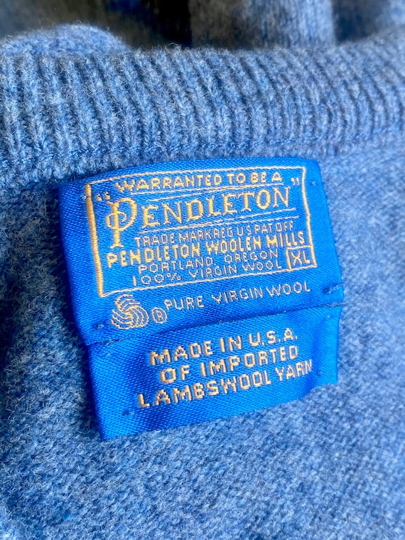 Pendleton Pullover Sweater - Vintage Mid 1960's B… - image 7