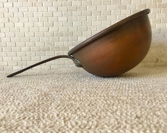 Zabaglione Copper Pot with Handle - Vintage