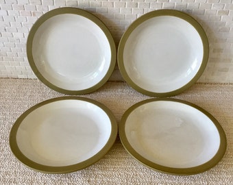 Franciscan Homeware Olive Rim Dinner Plate 10-1/2" Diam. - Set of 4 Vintage