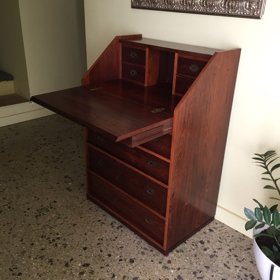 Reserved Rosewood Desk Secretary Danish Modern Mid Century Denmark