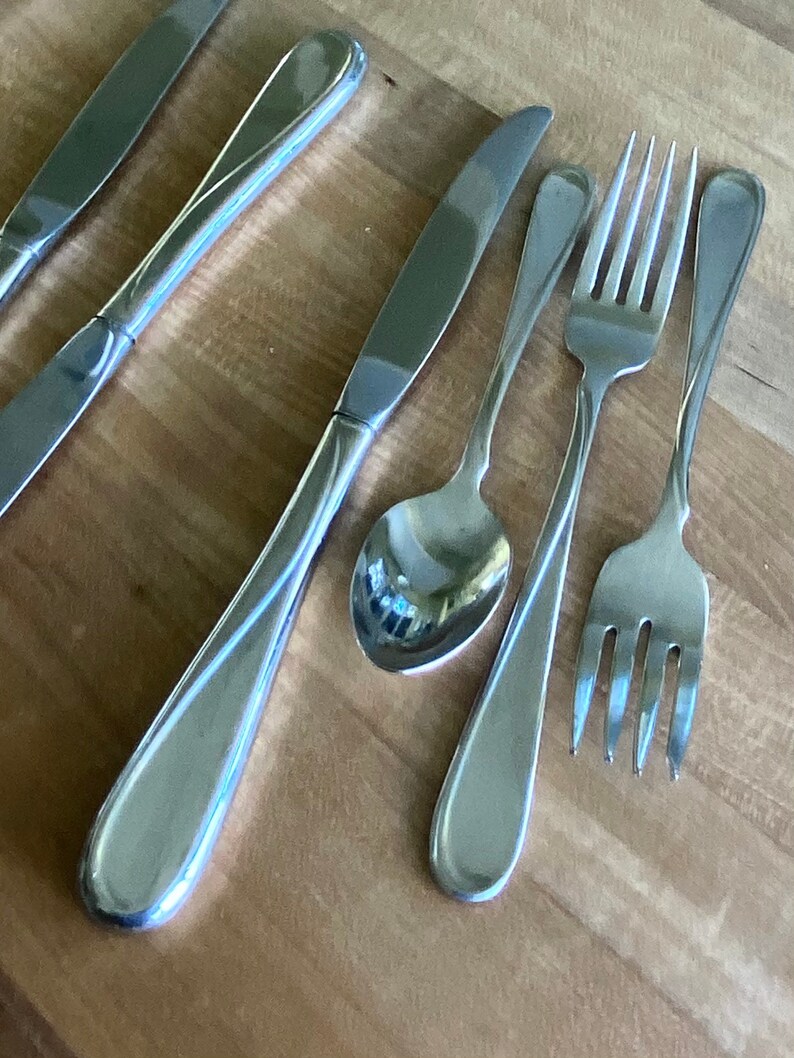 Oneida Flight Stainless Steel Flatware 10 Assorted Pieces Etsy
