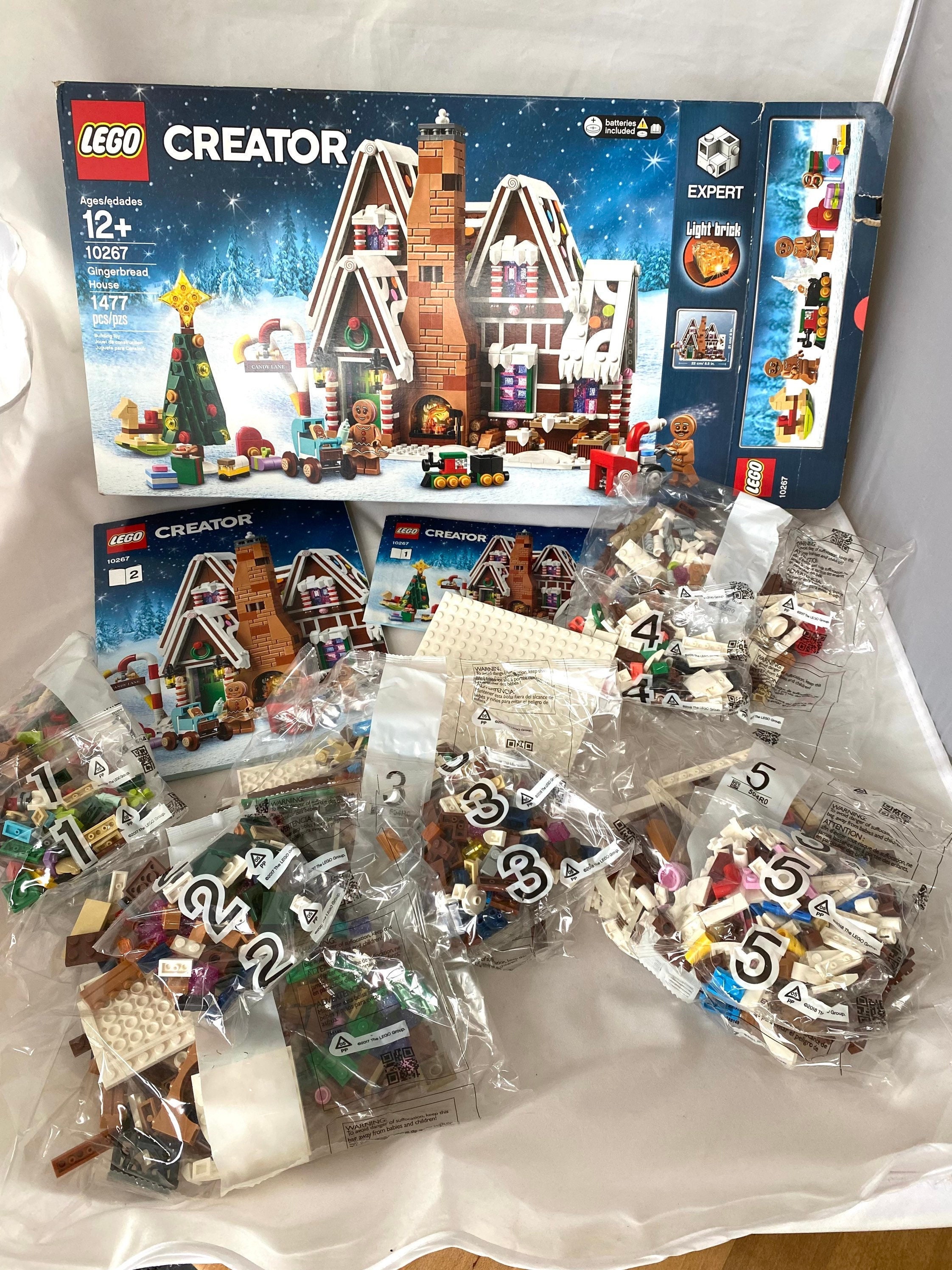 Lego Gingerbread House Creator 10267 Open Box Etsy