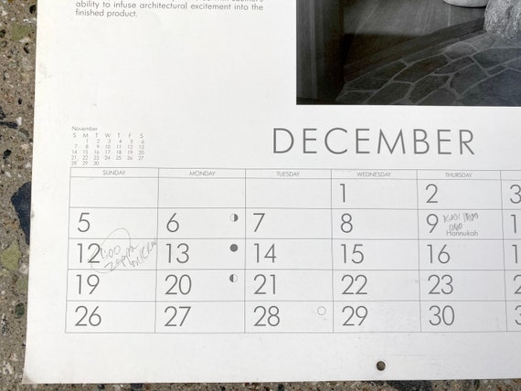 爆買いしたい Living for Designs Shulman Julius Calendar 12 of Work the 手帳・カレンダー