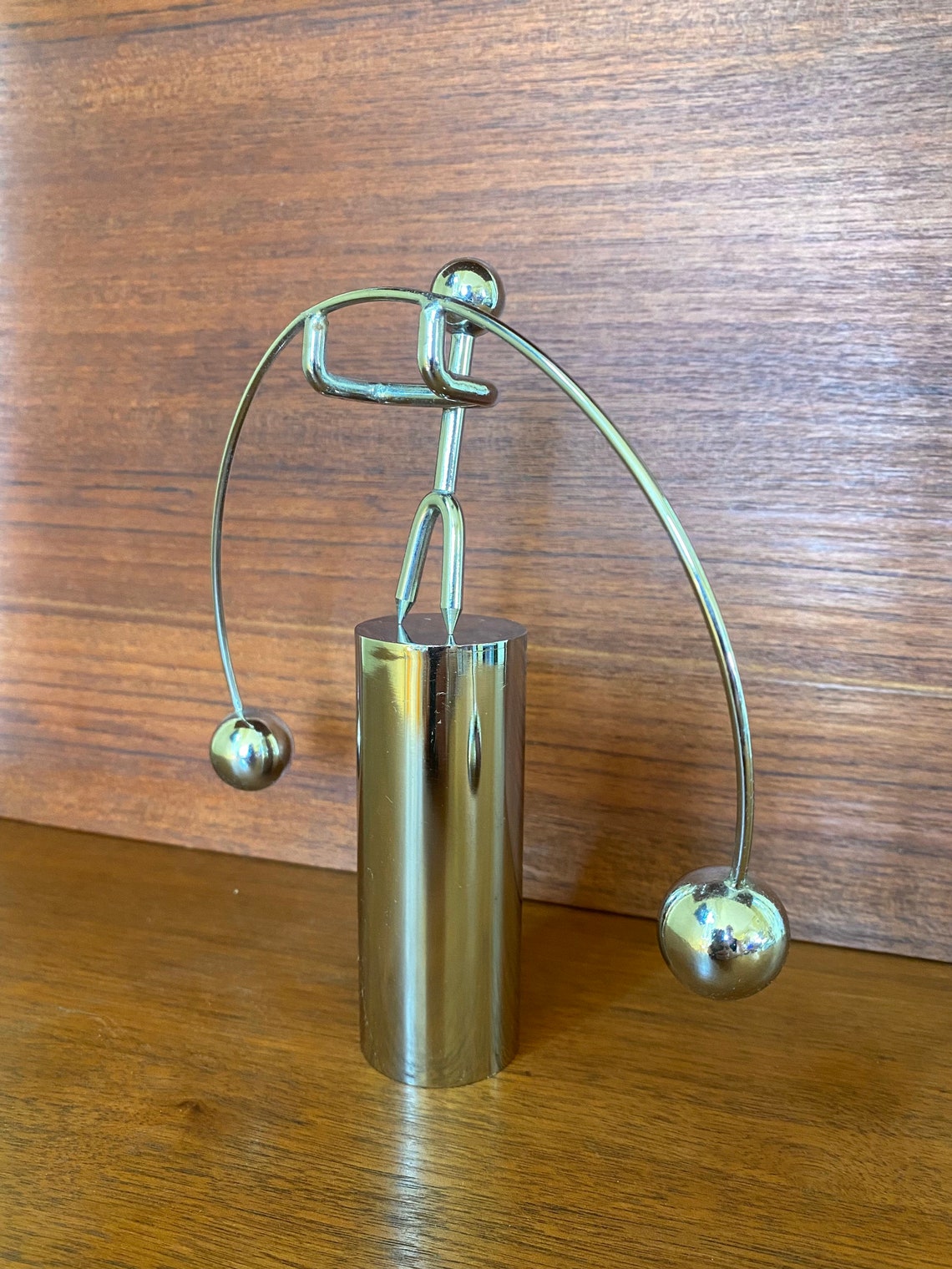 Vintage Sculpture 1970's Balancing Act Etsy