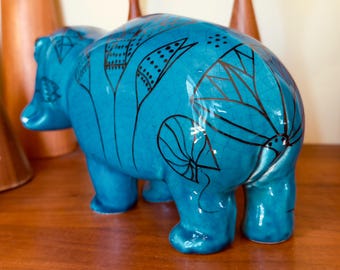 Vintage William Hippo Metropolitan Museum of Art Replica - Italy