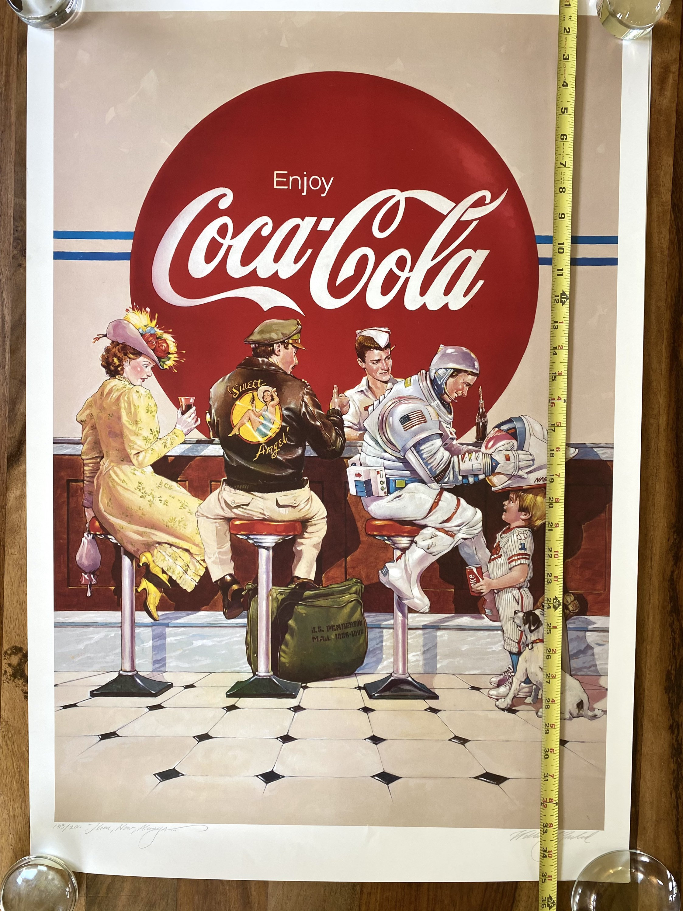 Coca-cola Then, Now Always Print by William 