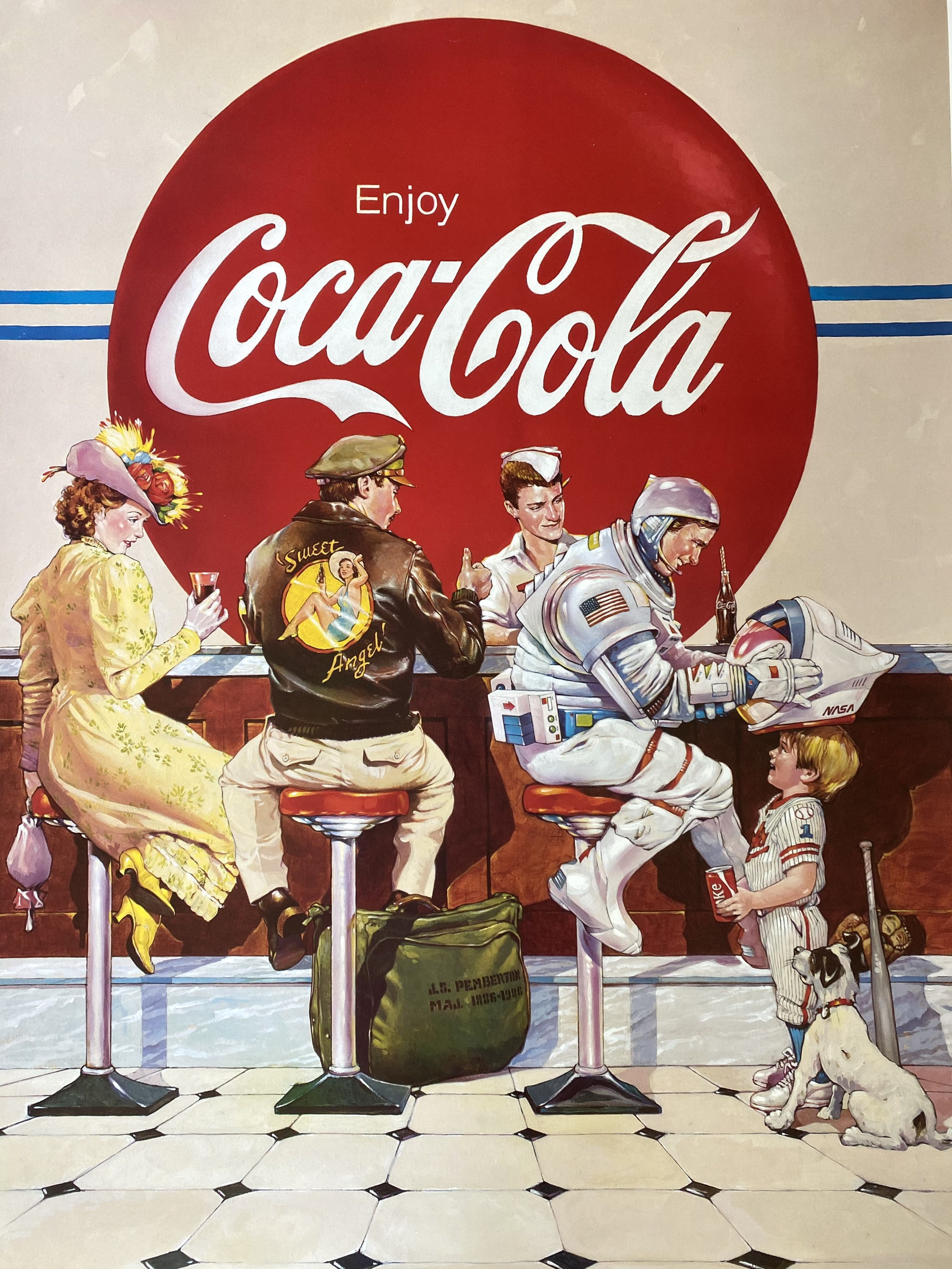 Coca-cola Then, Now Always Print by William 