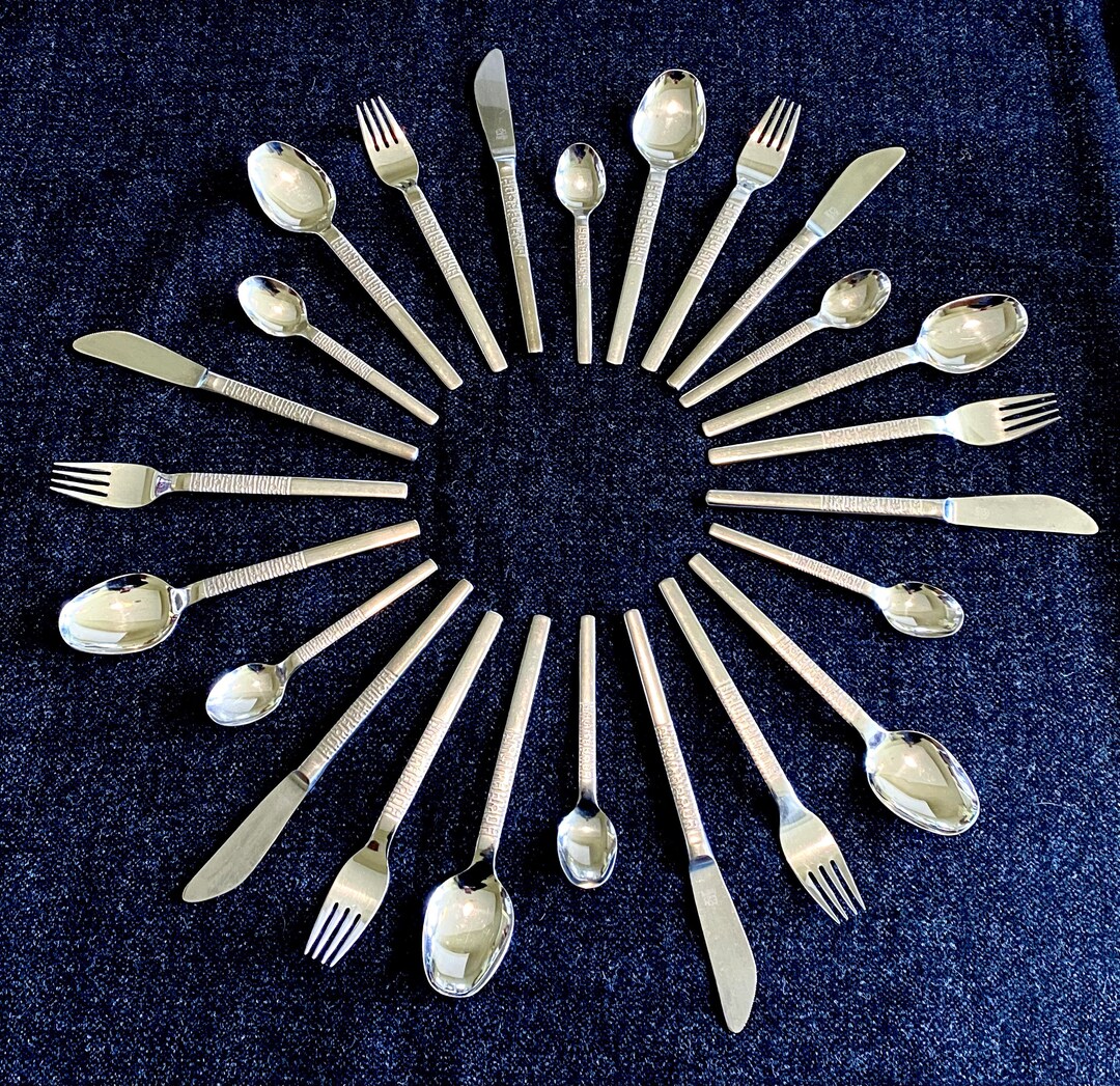 ESM Rostfrei 18/8 Stainless Flatware Germany Place Setting for 6 - Etsy