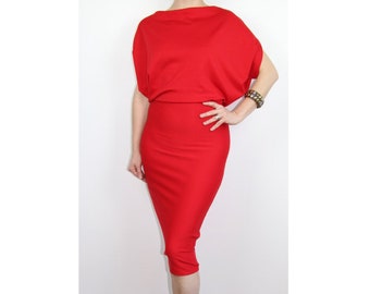 strapless open back dress Women's 'Elizabeth Taylor' Pencil Dress, Vintage 1950s Sewing Pattern –  Vintage Sewing Pattern Company main image 1