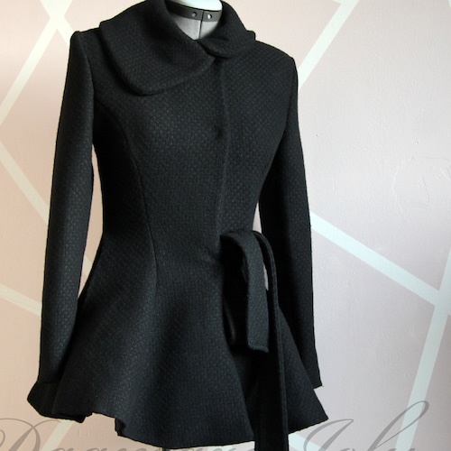 Flare Coat Womens Coat Black 