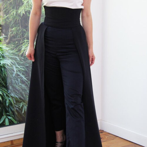 3 Piece Maxi Skirt Shirt Pants High 
