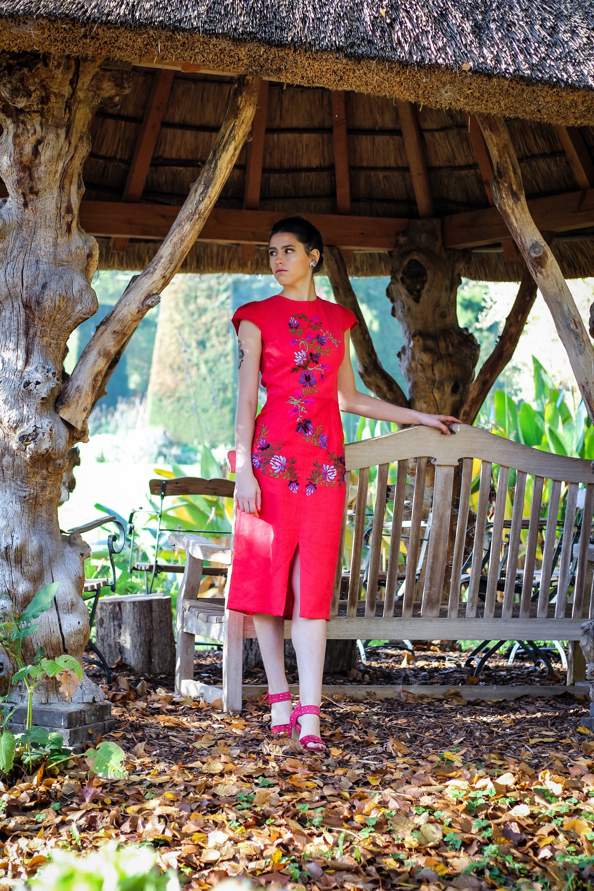 Linen Pencil Dress Etsy