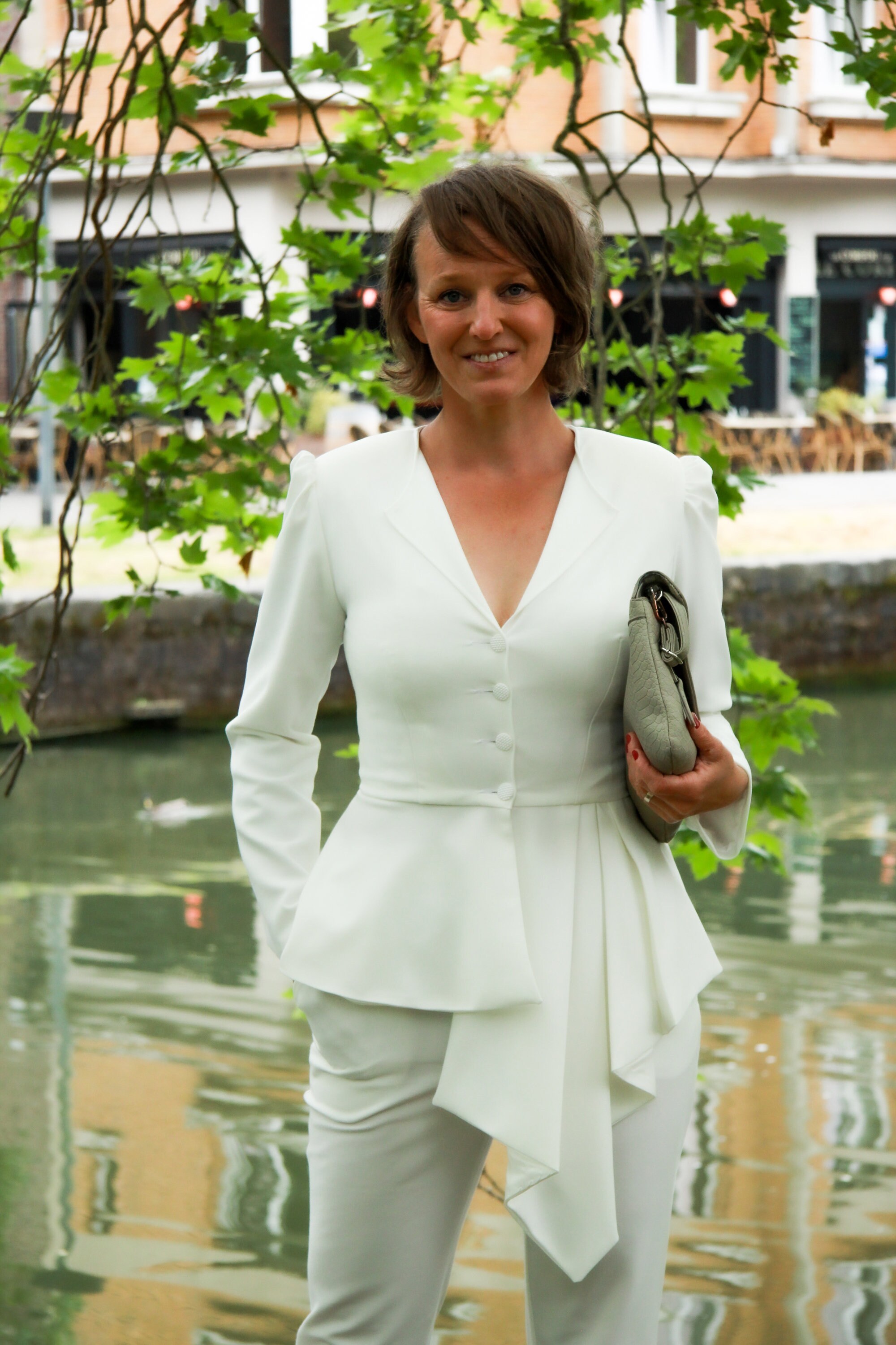 White Peplum Jacket Peplum Blazer 