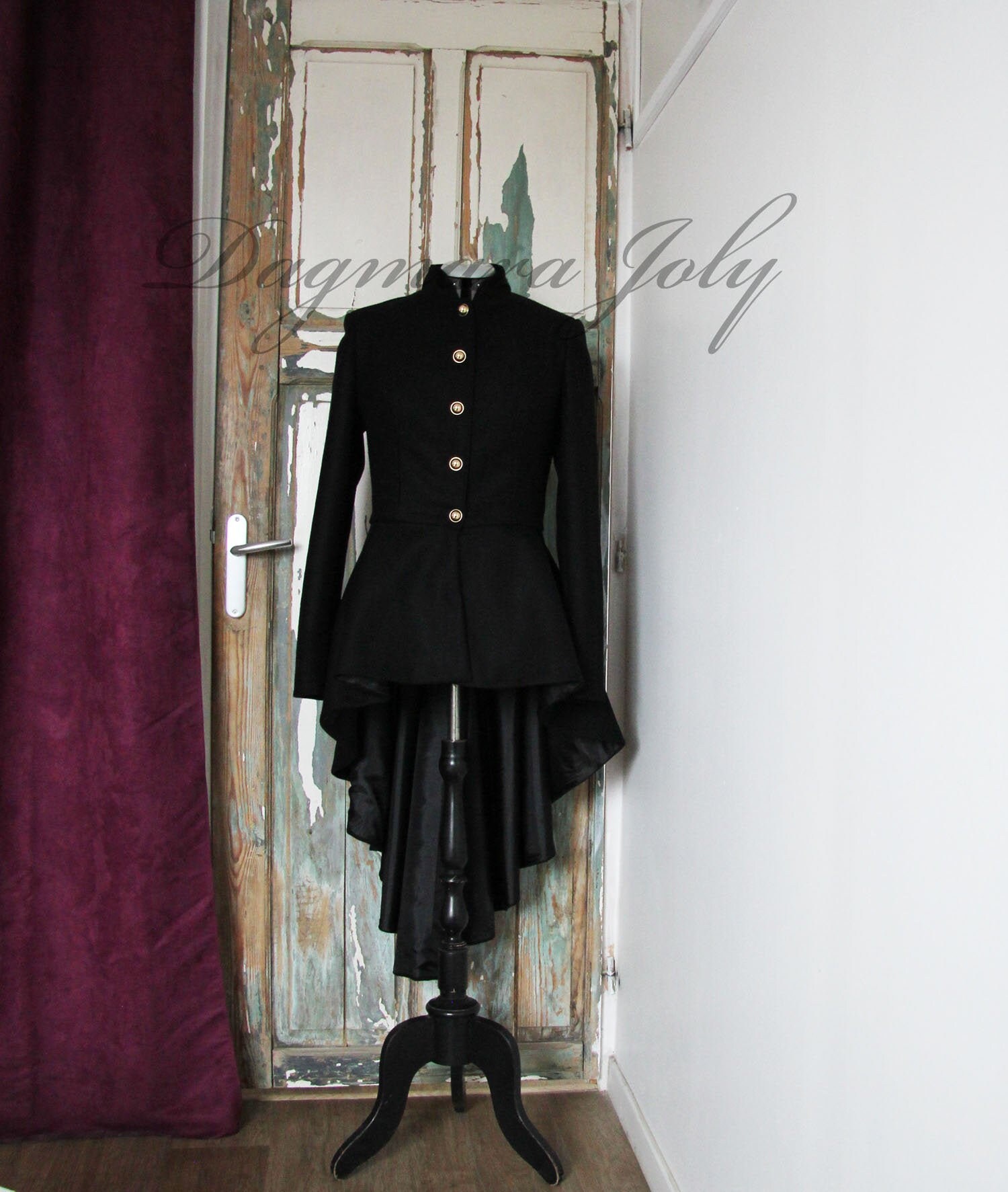 high low blazer jacket